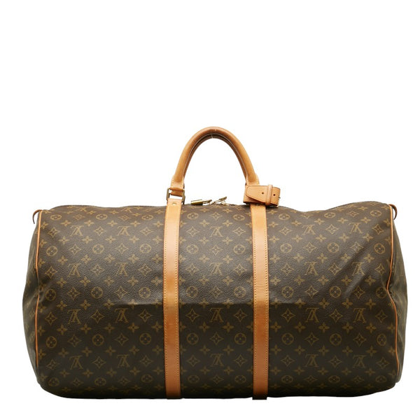 ルイ ヴィトン モノグラム キーポル60 ボストンバッグ トラベルバッグ M41422 ブラウン PVC レザー レディース LOUIS VUITTON 【中古】