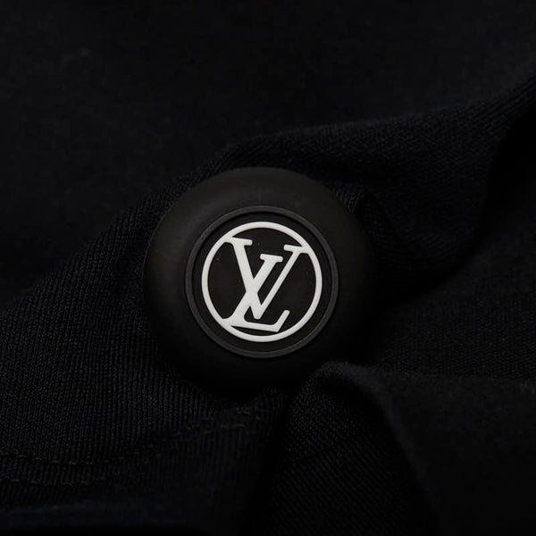 ルイ ヴィトン カットワンピース 2021SS XSサイズ ワンピース ブラック ベージュ コットン レディース LOUIS VUITTON 【中古】