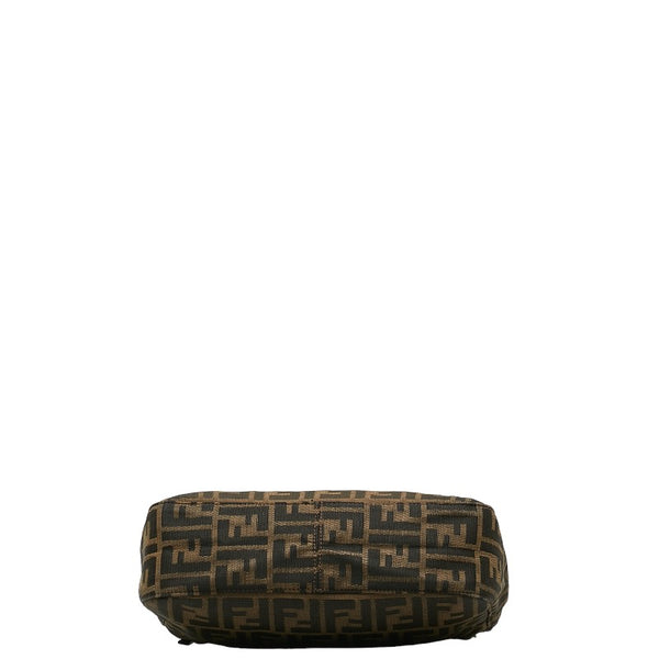 フェンディ ズッカ ハンドバッグ 26726 ブラウン キャンバス レザー レディース FENDI 【中古】