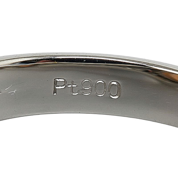Pt900 プラチナ オパール ダイヤ0.32ct リング 指輪 レディース 13号 【中古】
