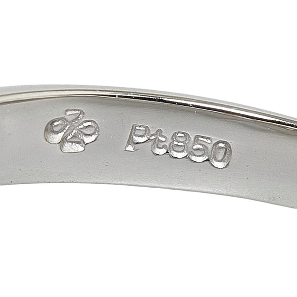 Pt850 プラチナ ダイヤ0.13ct リング 指輪 レディース 10.5号 【中古】