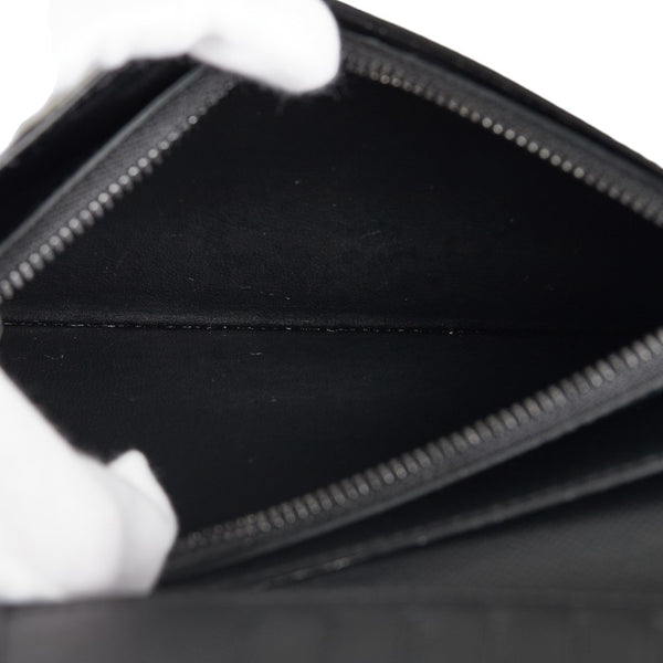 ルイ ヴィトン ダミエ ジャイアント ポルトフォイユ ブラザ 長財布 N60393 ブラウン PVC レザー メンズ LOUIS VUITTON 【中古】