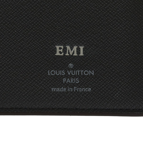 ルイ ヴィトン ダミエ ジャイアント ポルトフォイユ ブラザ 長財布 N60393 ブラウン PVC レザー メンズ LOUIS VUITTON 【中古】