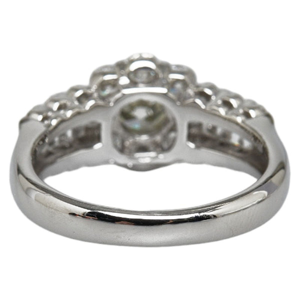 Pt900 プラチナ ダイヤ0.50ct ダイヤ1.20ct リング 指輪 レディース 11.5号 【中古】