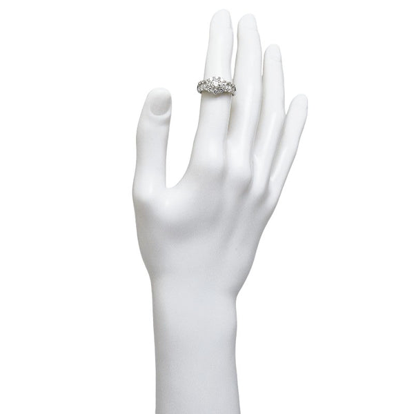 Pt900 プラチナ ダイヤ0.50ct ダイヤ1.20ct リング 指輪 レディース 11.5号 【中古】