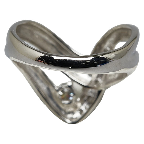 Pt900 プラチナ ダイヤ0.17ct リング 指輪 レディース 11号 【中古】