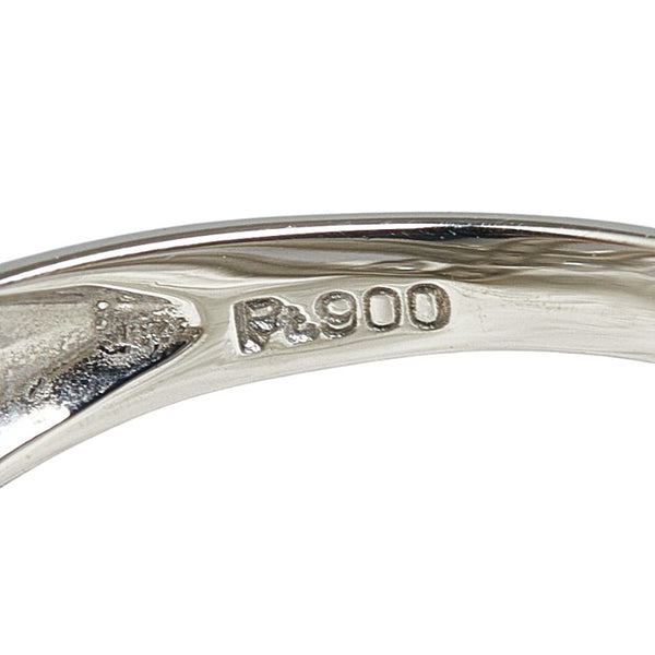 Pt900 プラチナ ダイヤ0.17ct リング 指輪 レディース 11号 【中古】