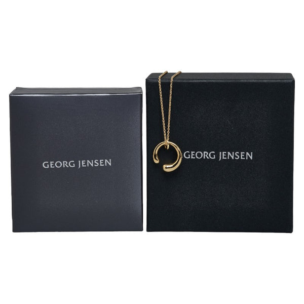 ジョージジェンセン マーシー ネックレス K18YG イエローゴールド レディース Georg Jensen 【中古】