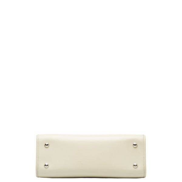 ルイ ヴィトン エピ マドレーヌ GM ショルダーバッグ M5934J イヴォワール ホワイト レザー レディース LOUIS VUITTON 【中古】