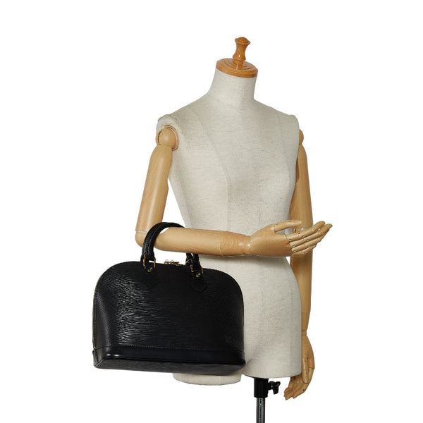 ルイ ヴィトン エピ アルマ ハンドバッグ M52142 ノワール ブラック レザー レディース LOUIS VUITTON 【中古】
