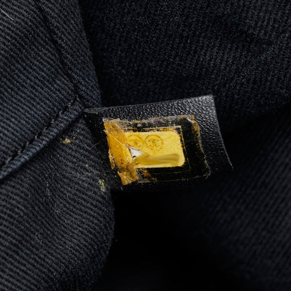 シャネル ドーヴィル ミディアムトートMM ショルダーバッグ トートバッグ グレー ブラック キャンバス レザー レディース CHANEL 【中古】