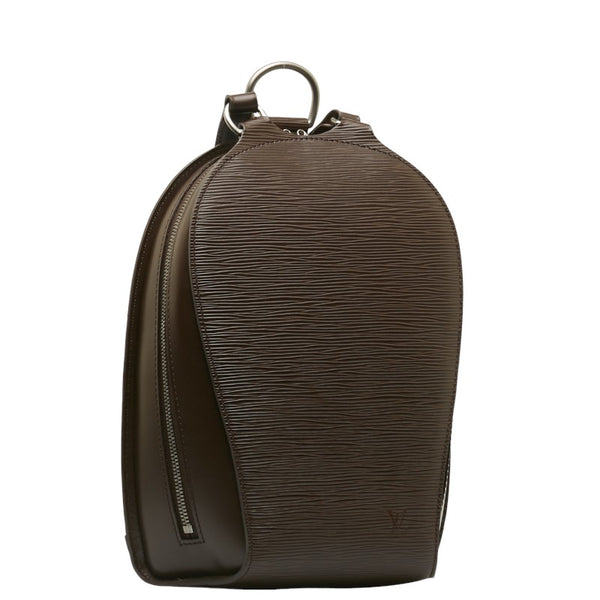 ルイ ヴィトン エピ マビヨン リュックサック バックパック M5223D モカ ブラウン レザー レディース LOUIS VUITTON 【中古】
