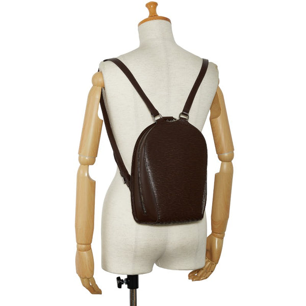 ルイ ヴィトン エピ マビヨン リュックサック バックパック M5223D モカ ブラウン レザー レディース LOUIS VUITTON 【中古】