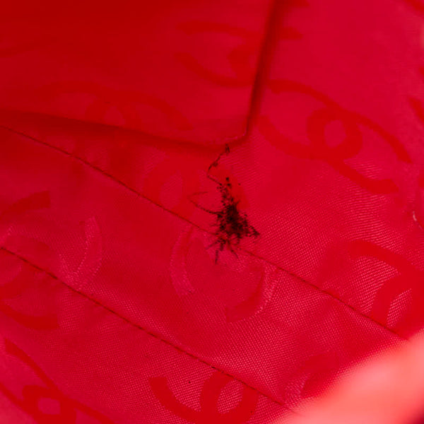 シャネル カンボンライン キルティング 斜め掛け ショルダーバッグ  ブラック レザー レディース CHANEL 【中古】