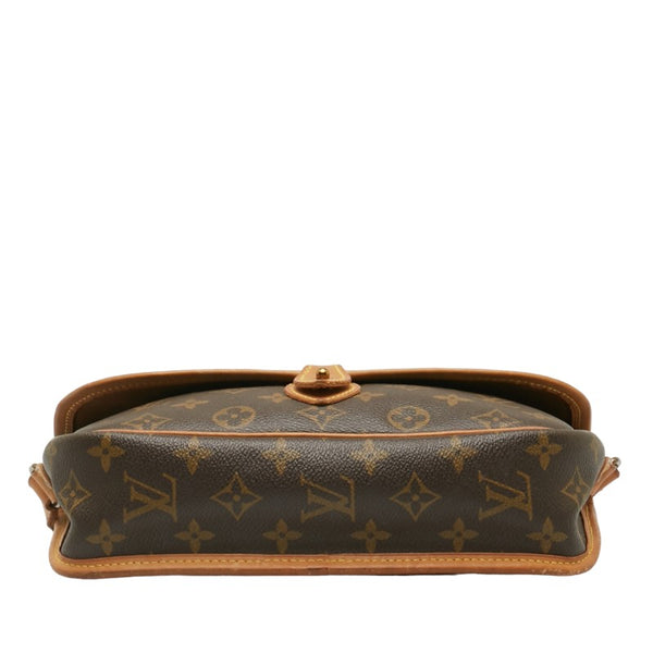 ルイ ヴィトン モノグラム ジベシエールPM 斜め掛け ショルダーバッグ M42248 ブラウン PVC レザー レディース LOUIS VUITTON 【中古】
