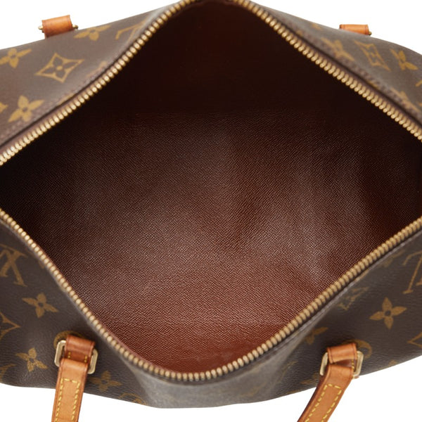 ルイ ヴィトン モノグラム パピヨン30 ハンドバッグ M51385 ブラウン PVC レザー レディース LOUIS VUITTON 【中古】