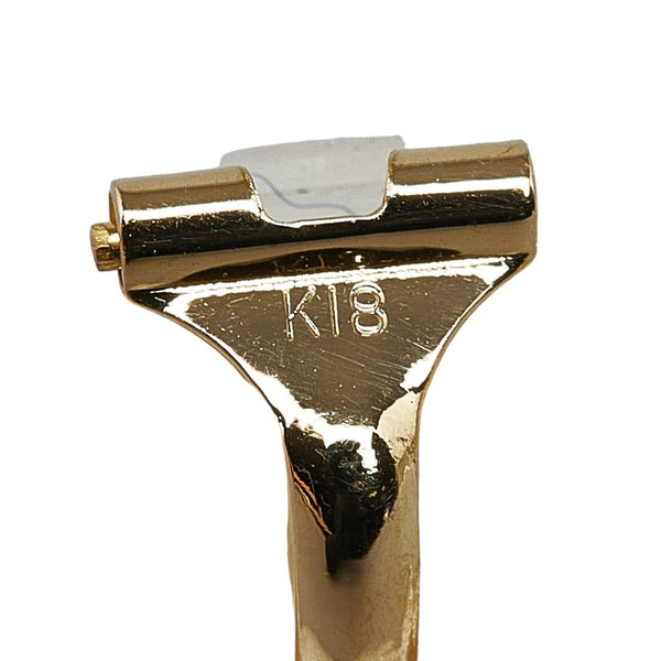 K18YG イエローゴールド マベパール約14mm イヤリング レディース 【中古】