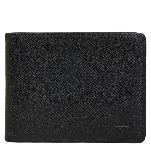 ルイ ヴィトン タイガ ポルトフォイユ パンス 二つ折り財布 M62978 アルドワーズ ブラック レザー レディース LOUIS VUITTON 【中古】
