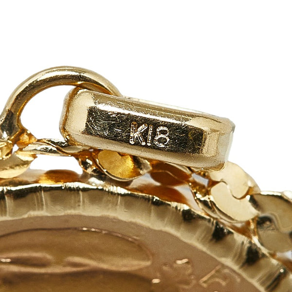 K21.6 ゴールド K18YG イエローゴールド 20フラン金貨 フランス マリアンヌ ペンダントトップ レディース 【中古】