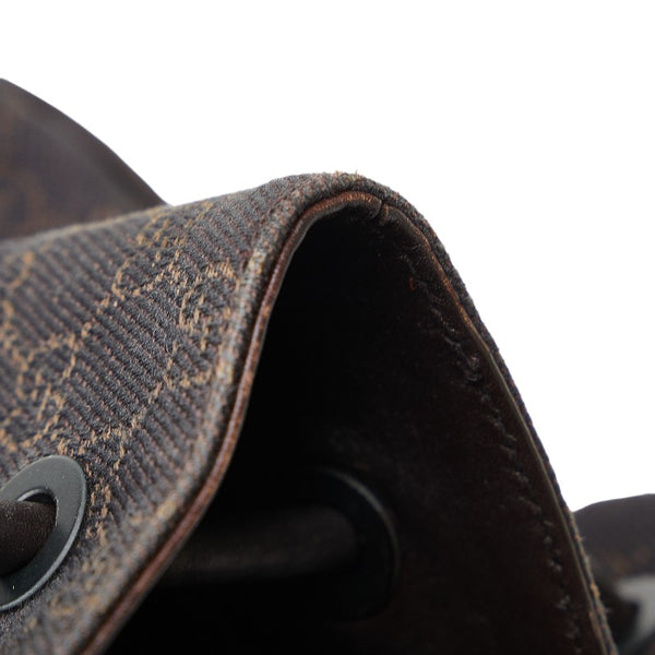 グッチ GG柄 トートバッグ ハンドバッグ 101341 ブラウン キャンバス レザー レディース GUCCI 【中古】