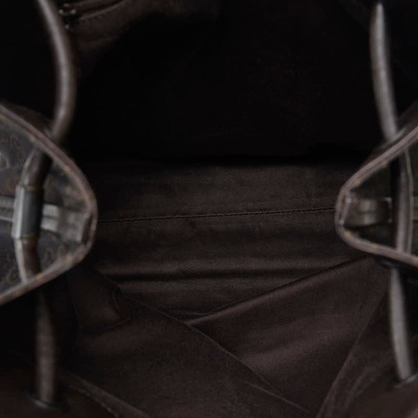 グッチ GG柄 トートバッグ ハンドバッグ 101341 ブラウン キャンバス レザー レディース GUCCI 【中古】