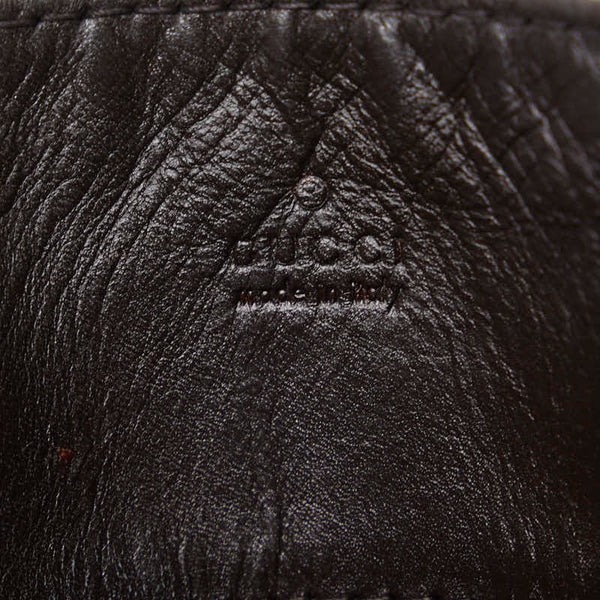 グッチ GG柄 トートバッグ ハンドバッグ 101341 ブラウン キャンバス レザー レディース GUCCI 【中古】