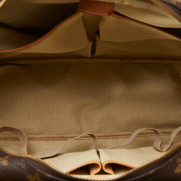 ルイ ヴィトン モノグラム ドーヴィル ハンドバッグ M47270 ブラウン PVC レザー レディース LOUIS VUITTON 【中古】