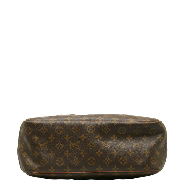 ルイ ヴィトン モノグラム ドーヴィル ハンドバッグ M47270 ブラウン PVC レザー レディース LOUIS VUITTON 【中古】