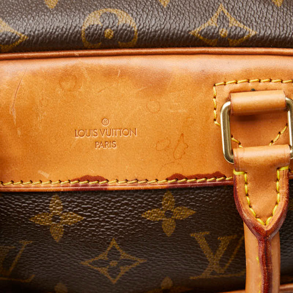ルイ ヴィトン モノグラム ドーヴィル ハンドバッグ M47270 ブラウン PVC レザー レディース LOUIS VUITTON 【中古】
