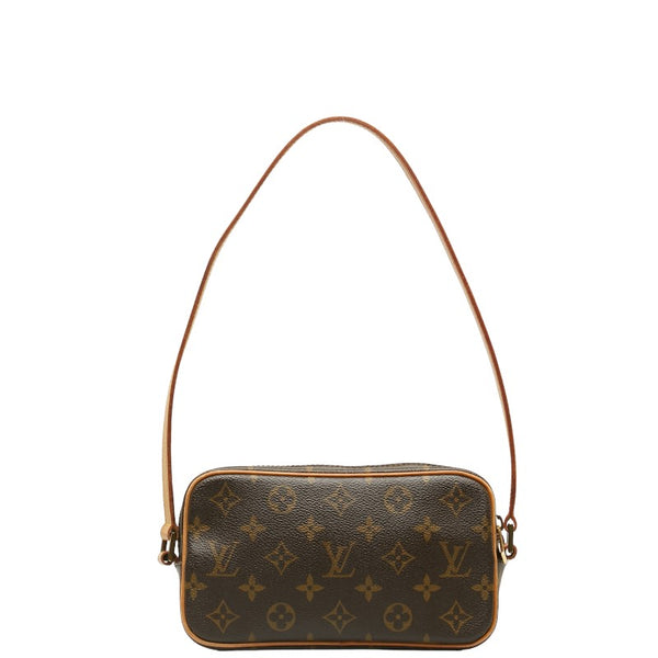 ルイ ヴィトン モノグラム ポシェット・シテ ショルダーバッグ M51183 ブラウン PVC レザー レディース LOUIS VUITTON 【中古】