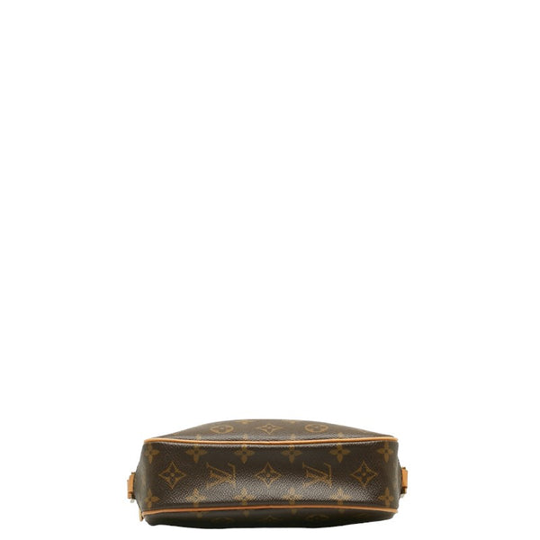 ルイ ヴィトン モノグラム ポシェット・シテ ショルダーバッグ M51183 ブラウン PVC レザー レディース LOUIS VUITTON 【中古】