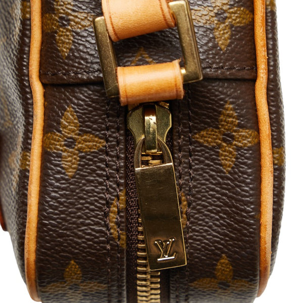 ルイ ヴィトン モノグラム ポシェット・シテ ショルダーバッグ M51183 ブラウン PVC レザー レディース LOUIS VUITTON 【中古】