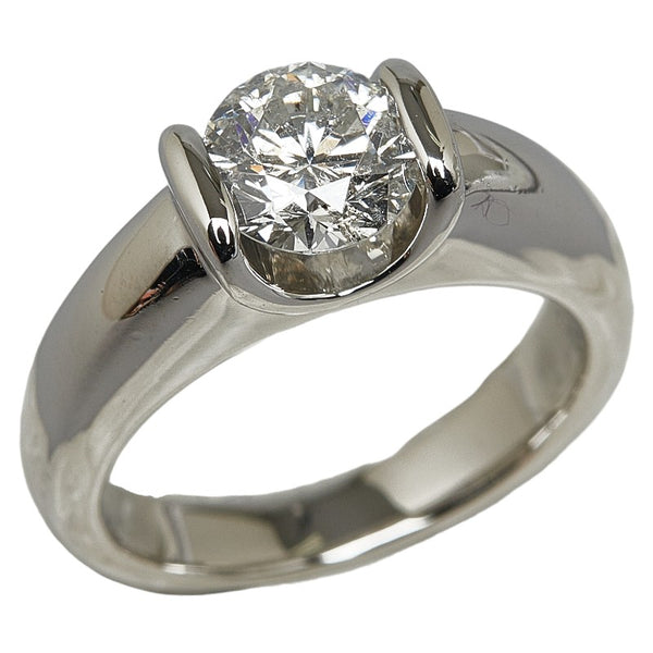 Pt900 プラチナ ダイヤ1.01ct リング 指輪 レディース 7号 【中古】