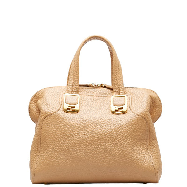 フェンディ カメレオン ハンドバッグ ショルダーバッグ 2WAY 8BL114 ベージュ レザー レディース FENDI 【中古】