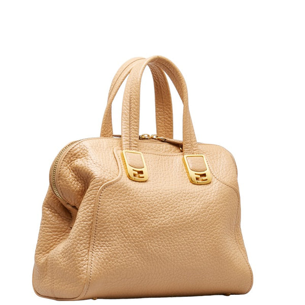 フェンディ カメレオン ハンドバッグ ショルダーバッグ 2WAY 8BL114 ベージュ レザー レディース FENDI 【中古】