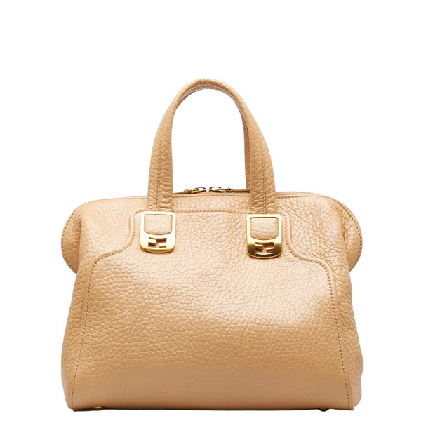 フェンディ カメレオン ハンドバッグ ショルダーバッグ 2WAY 8BL114 ベージュ レザー レディース FENDI 【中古】