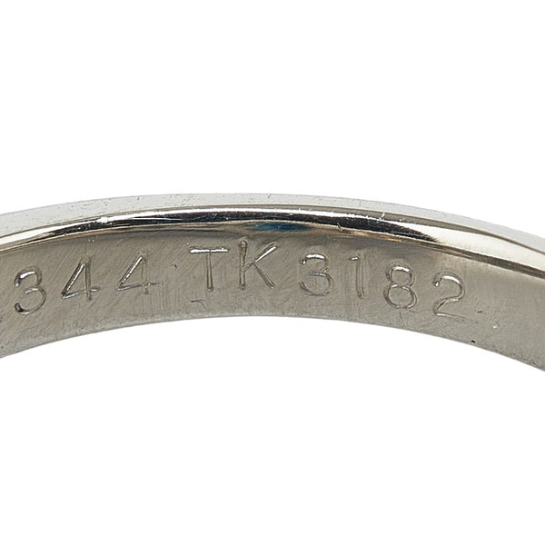Pt900 プラチナ アパタイト0.344ct ダイヤ0.52ct リング 指輪 レディース 10号 【中古】