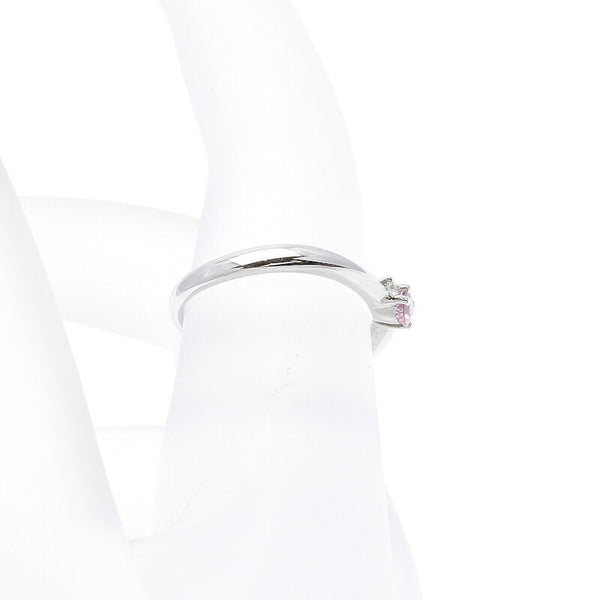 スタージュエリー Pt950 プラチナ ダイヤ0.01ct リング 指輪 レディース STAR JEWELRY 7号 中古