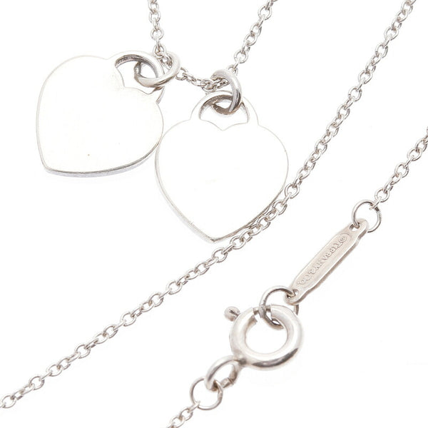 ティファニー SV925 シルバー リターントゥ ダブルハート ネックレス レディース TIFFANY&Co. 中古