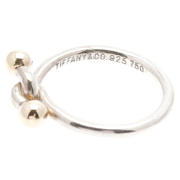 ティファニー SV925 シルバー K18YG イエローゴールド コンビ ラブノット リング 指輪 レディース TIFFANY&Co. 10号 中古