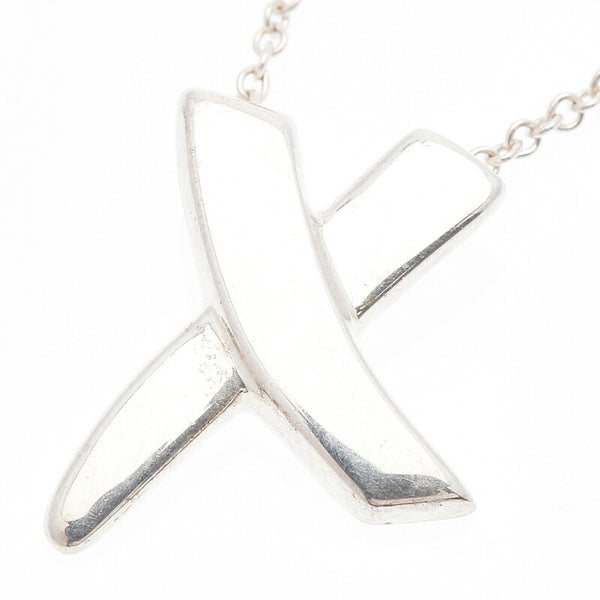 ティファニー SV925 シルバー パロマ・ピカソ キス ネックレス レディース TIFFANY&Co. 中古