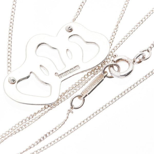 ティファニー SV925 シルバー トリプルオープンハート ネックレス レディース TIFFANY&Co. 中古