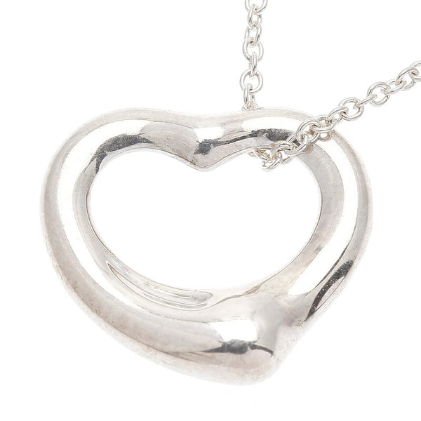 ティファニー SV925 シルバー エルサ・ペレッティ オープンハート ネックレス レディース TIFFANY&Co. 中古