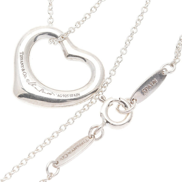 ティファニー SV925 シルバー エルサ・ペレッティ オープンハート ネックレス レディース TIFFANY&Co. 中古