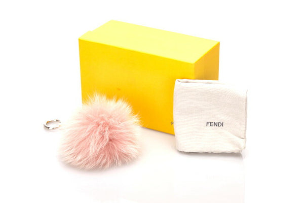 フェンディ モンスター ピンク ファー キーホルダー レディース FENDI 中古
