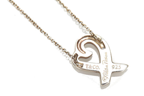 ティファニー SV925 シルバー パロマ・ピカソ ラビリングハート ネックレス レディース TIFFANY&Co. 中古