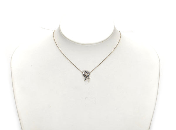ティファニー SV925 シルバー パロマ・ピカソ ラビリングハート ネックレス レディース TIFFANY&Co. 中古