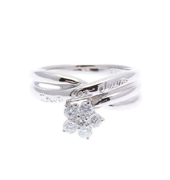 Pt900 プラチナ ダイヤ0.33ct リング 指輪 レディース 10号 中古