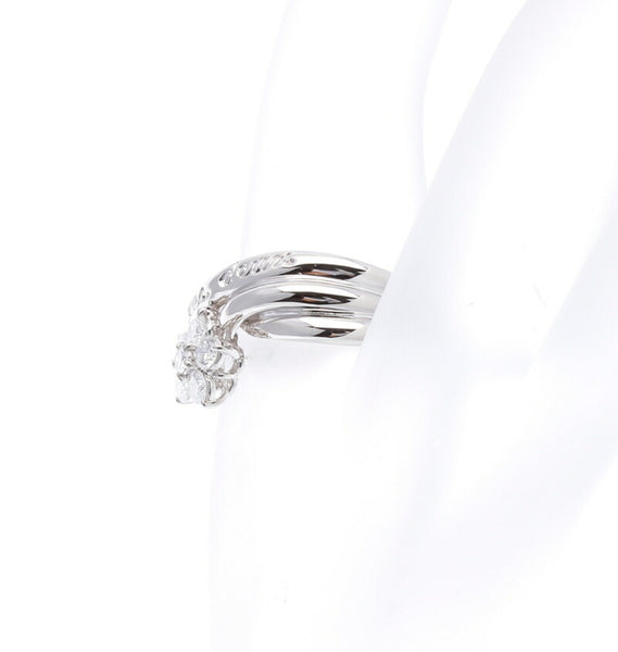 Pt900 プラチナ ダイヤ0.33ct リング 指輪 レディース 10号 中古