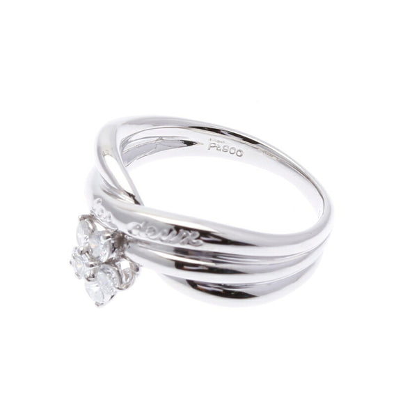 Pt900 プラチナ ダイヤ0.33ct リング 指輪 レディース 10号 中古